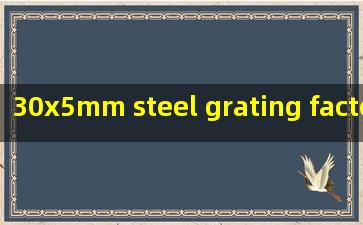  30x5mm steel grating factories